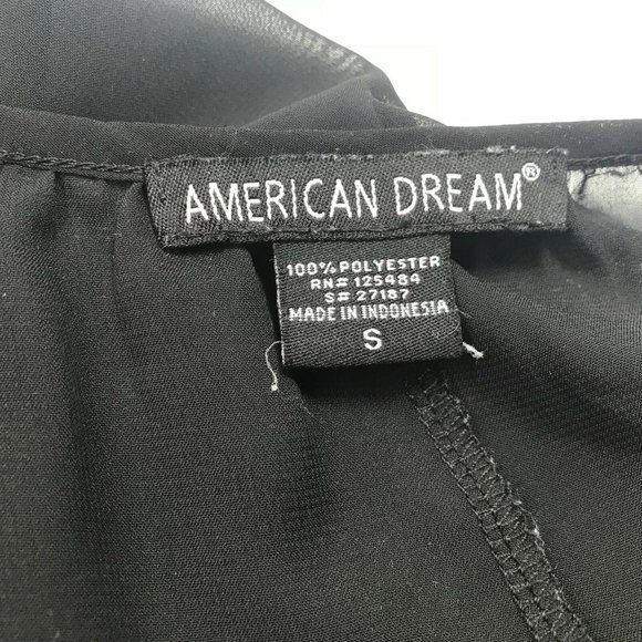 American Dream Size Small Sheer Crochet Shoulders - Picture 6 of 7